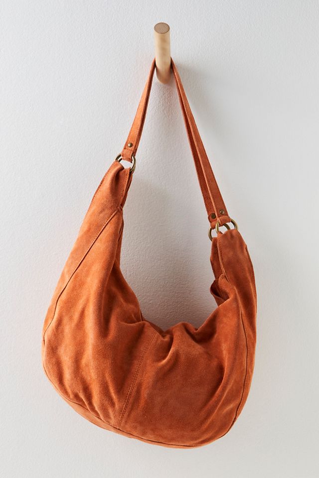 Toast Brown Suede Leather Tote Bag for Minimalist. Simple but