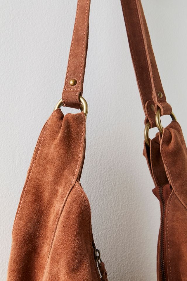 Free People Roma Suede Tote Bag