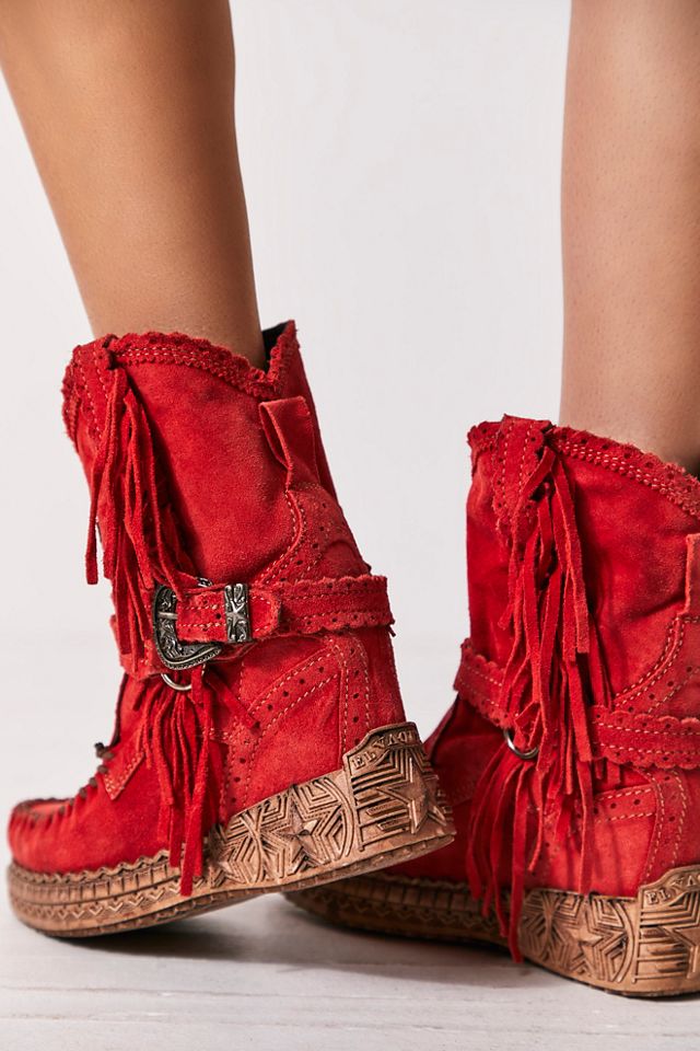 El vaquero outlet fringe boots