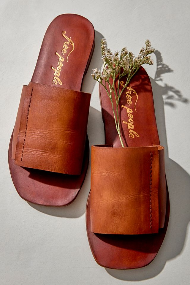 Free people red sandals online