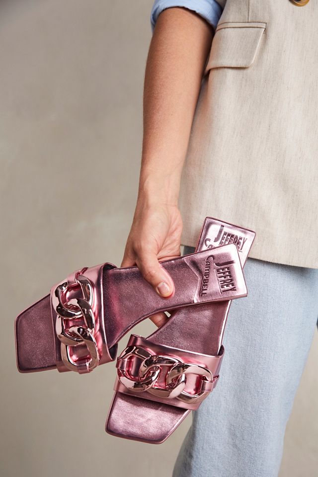 Chain Link Slide Sandals #2