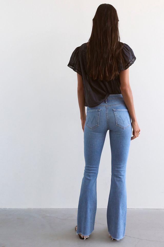 MOTHER The Weekender Frayed Flare Jeans #1