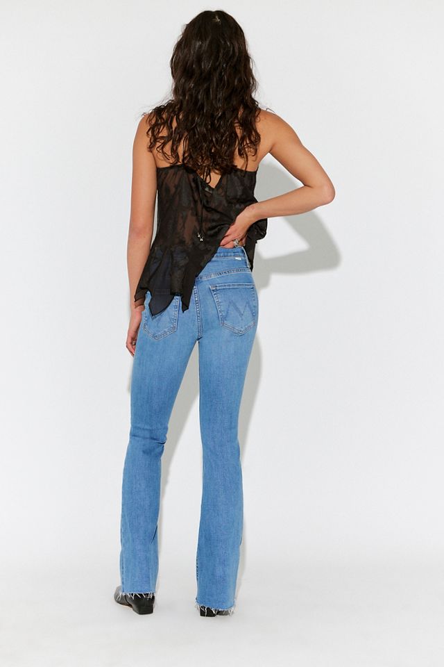 MOTHER The Weekender Frayed Flare Jeans #2