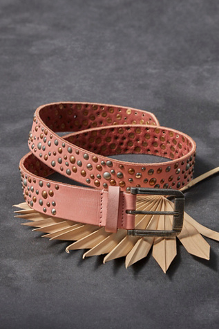 We The Free Tough Type Embellished Belt At Free People In Candies Studded, Size: XS/S