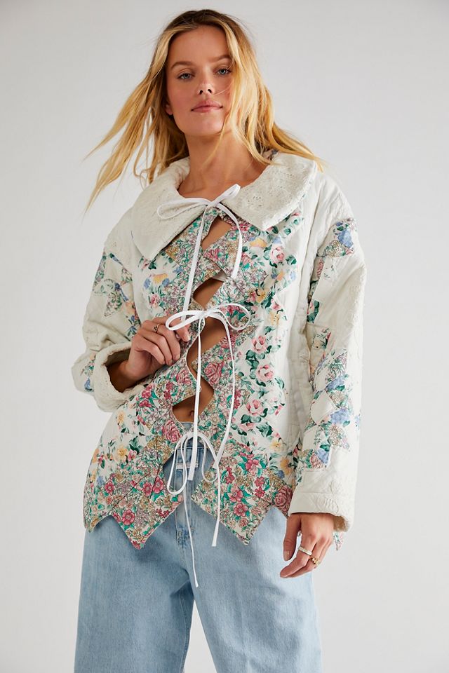 Jarina Patchwork Quilted Jacket | Free People