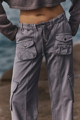 Tahiti Cargo Trousers by We The Free at Free People in Ashblown, Size: Medium