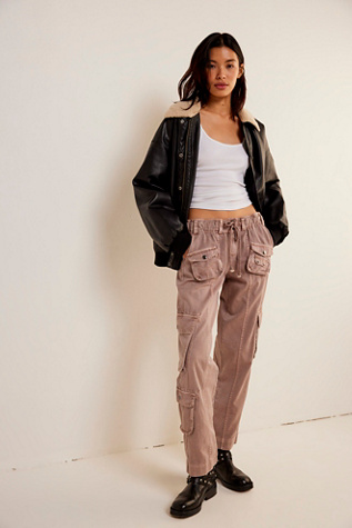 Free People Tahiti Cargo Pants In Cashmere