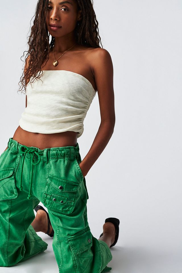 Free People Tahiti Cargo Pants - Green