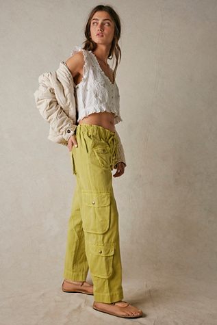 Free People Tahiti Cargo Pant in Tofu