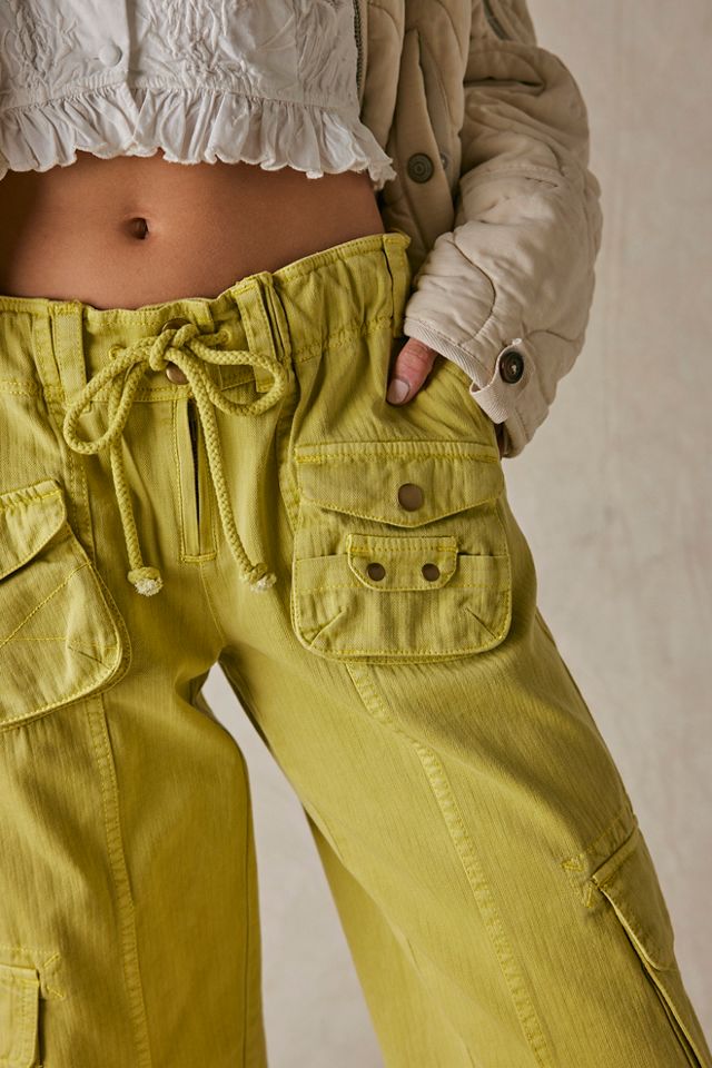 Tahiti Embroidered Cargo Pants