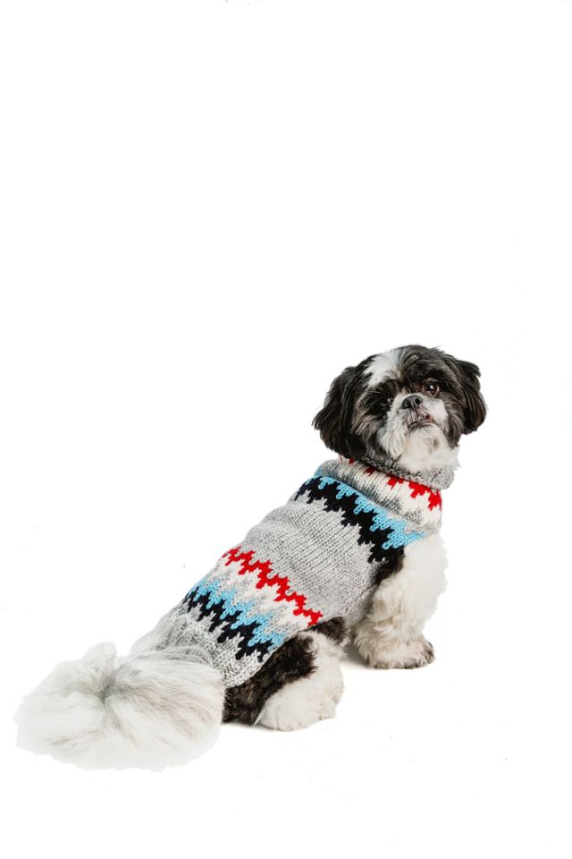 Chilly Dog Chevron Dog Sweater #3