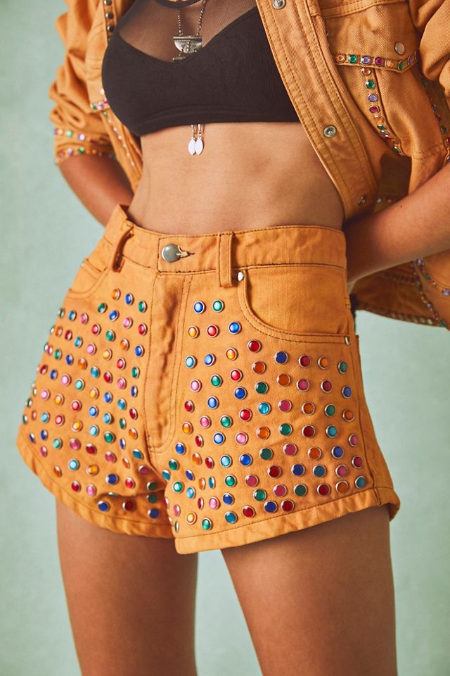 Understated Leather Elvis Shorts #2