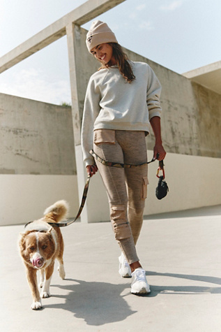 Trail Leggings by FP Movement at Free People in Muted Beige, Size: Small