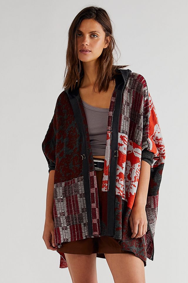 Autumn Patchwork Poncho | Free People