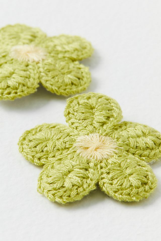 Wildflower Crochet Clips