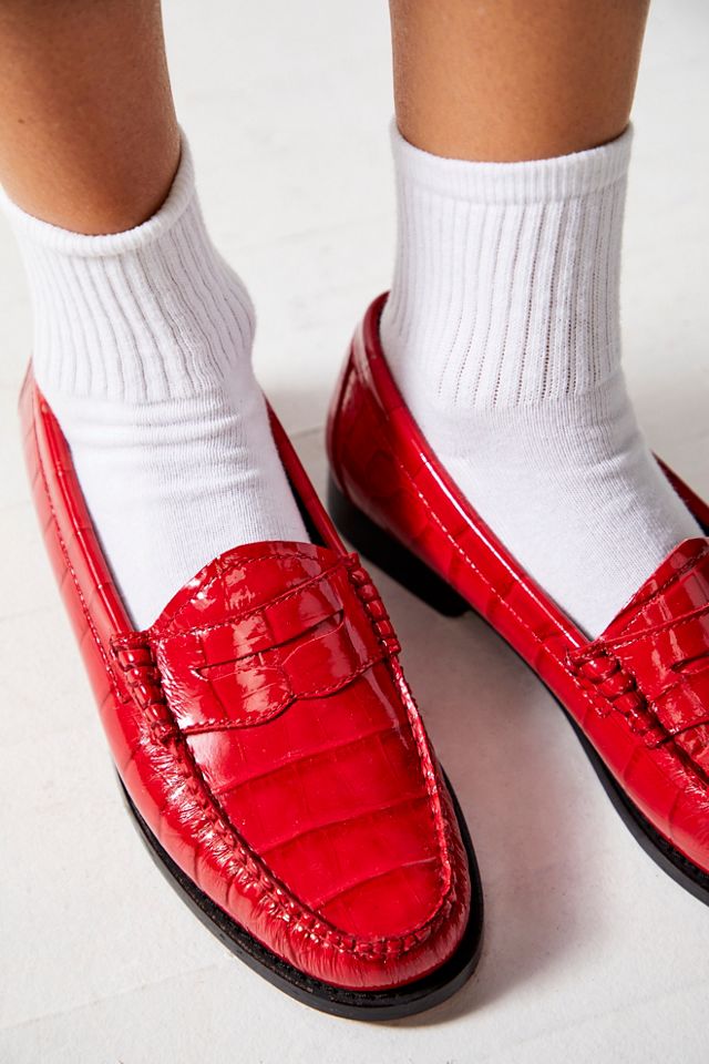 Mocassins imitation croco Whitney G.H. Bass #1
