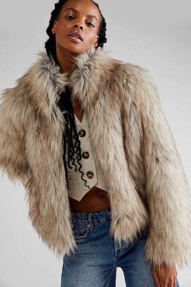 Free People Fur Delish Jacket 68740208