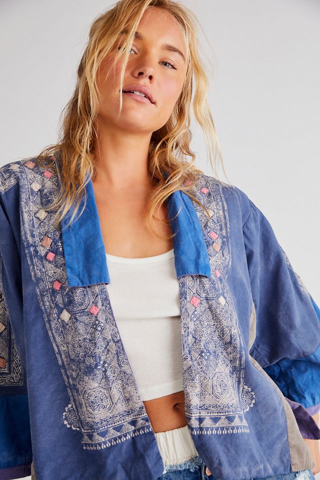 Keiko Flora Silk Kimono Jacket – MAIMIE LONDON