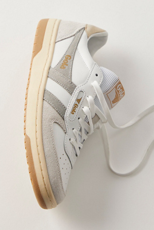 Hawk Trainers Shoe by Gola at Free People in White/Light Grey, Size: US 7