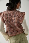 Free People Haut péplum rayé en maille pour femme