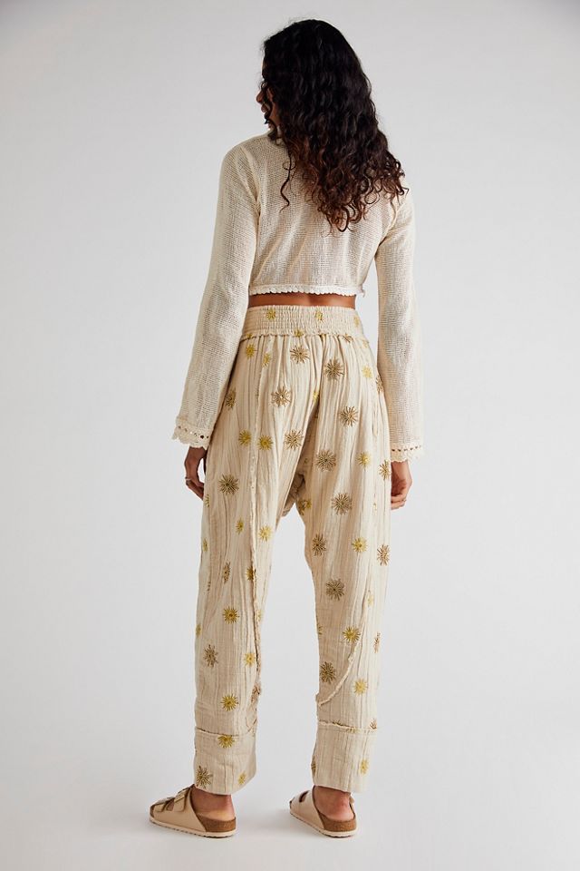 Free People Beach Rocker Embellished Harem Pants. 1