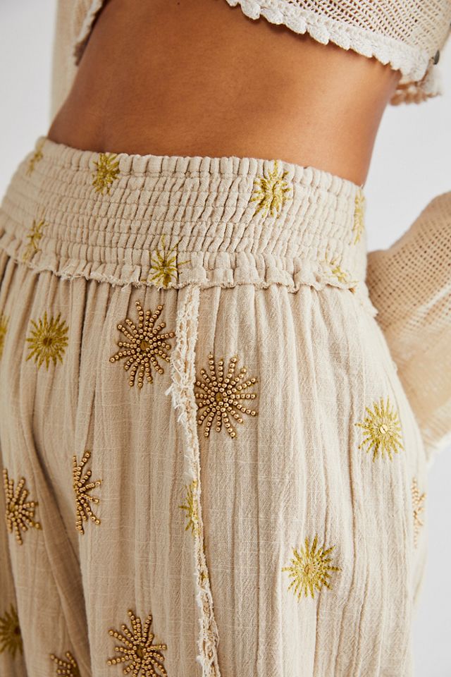 Free People Beach Rocker Embellished Harem Pants. 4