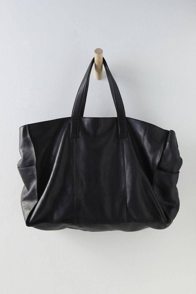 Free people 2025 leather tote