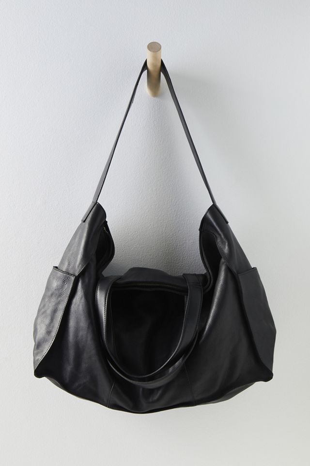 Free people 2025 leather tote