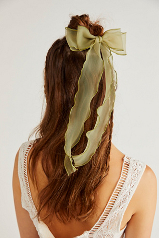 Lady Bow at Free People in Sage