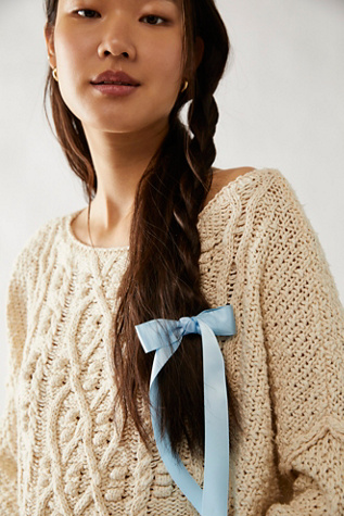 Petite Bow at Free People in Sky Blue