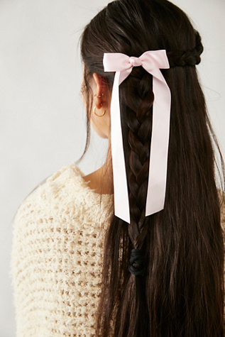 Petite Bow at Free People in Barbie Pink