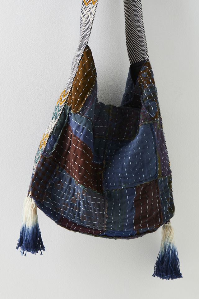 Wildfire Kantha Slouchy Tote Bag #2