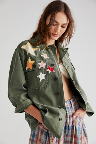 Tricia Fix Seeing Stars Military Jacket | Free People