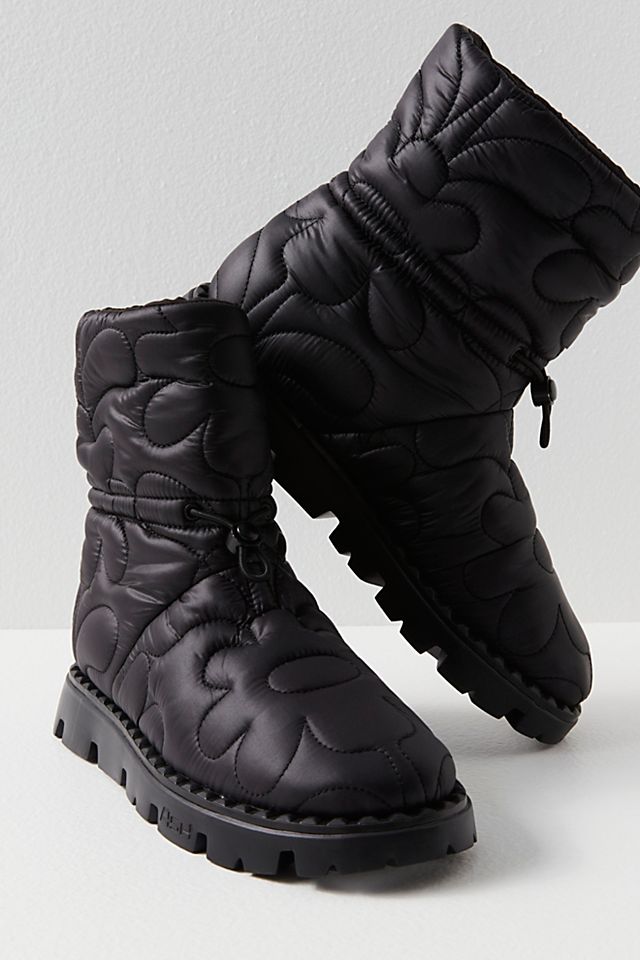 Ash Be Kind Puffer Boot - black winter boots women