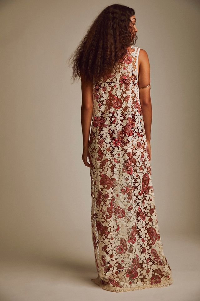 Free People Lilly Lace Maxi Dress. 3