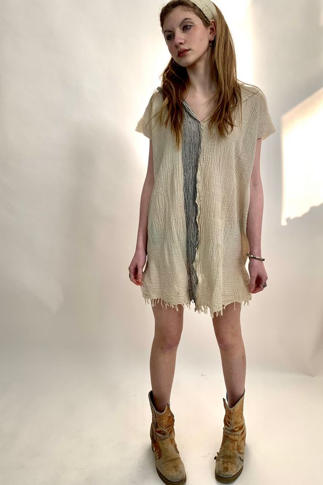 free people anna mini dress Anna Sui Ruffle Sleeveless Mini Dress