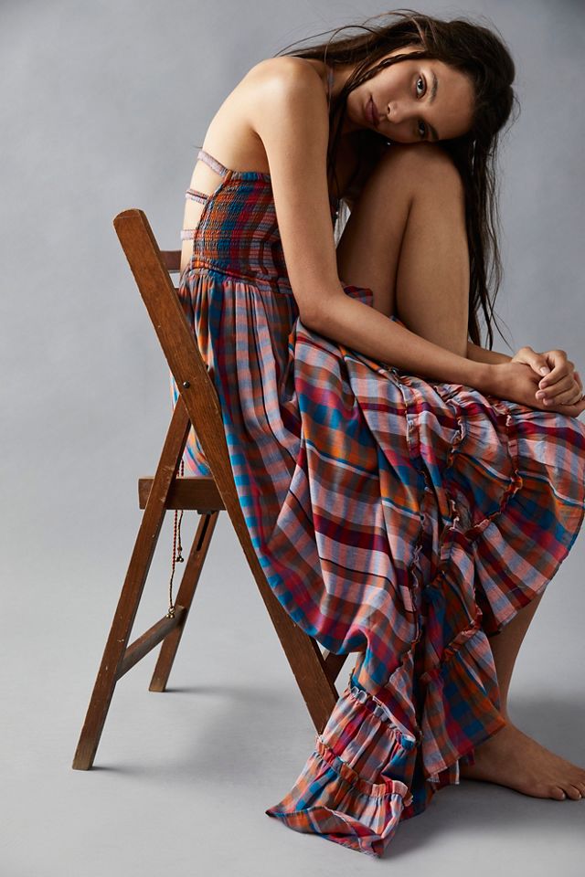 Extratropical Plaid Maxi Dress #3