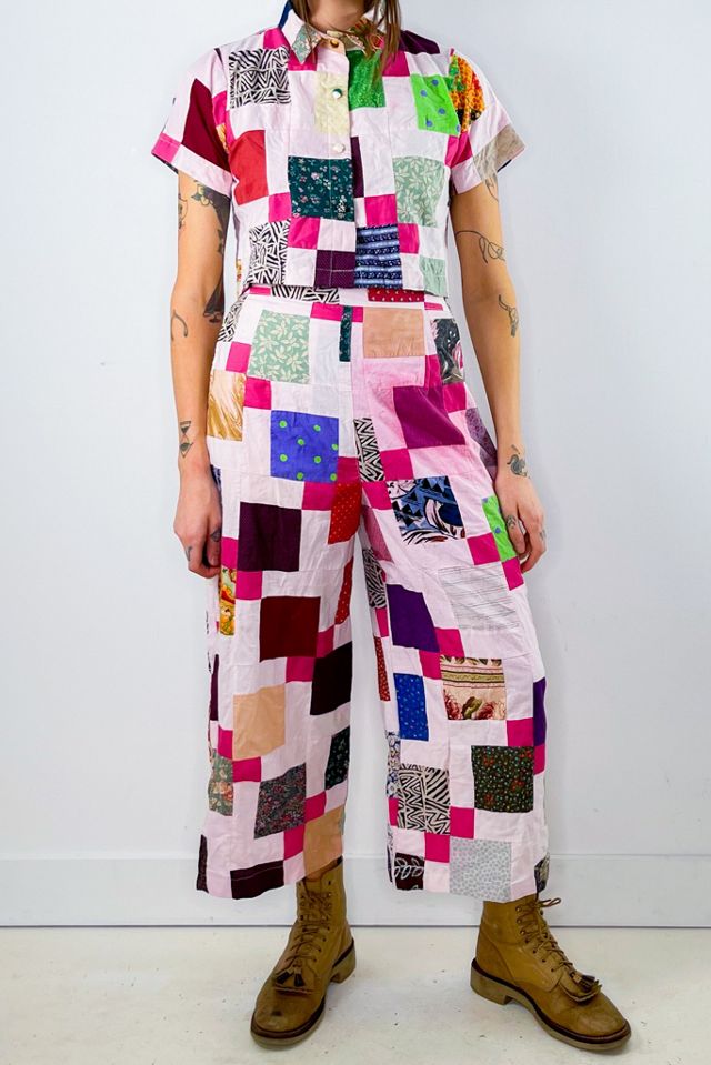 Vintage Patchwork Wide Leg Pants selected by Magpie Vintage | Free People
