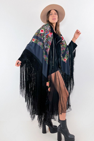 Arts＆Science Cashmere Fringe Shawl Cashmere Fringe Shawl – Minnie Rose