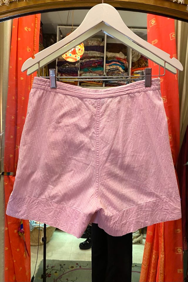 Pale Pink Candy-Stripe Shorts Selected by Nomad Vintage #3