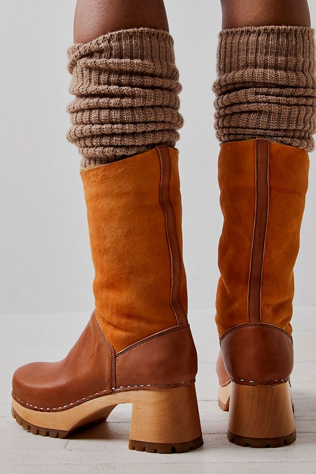 Swedish Hasbeens High Shearling Lined Boots #2