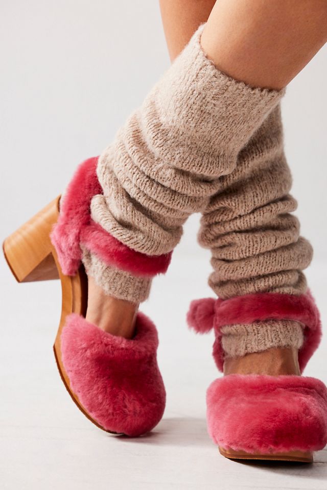 swedish Hasbeens Fluff Clogs #1