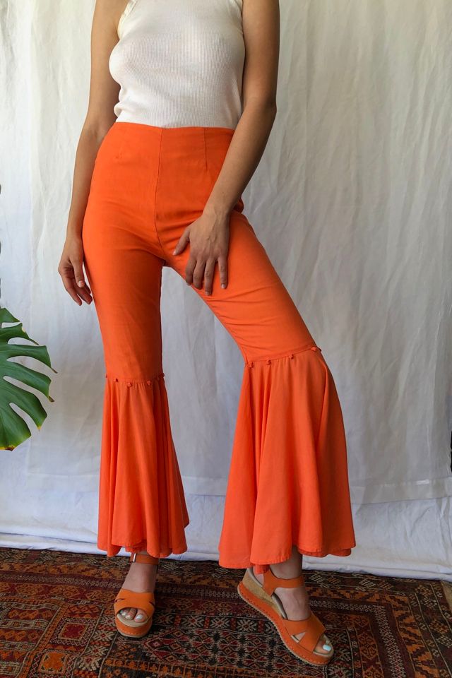 Orange store disco pants