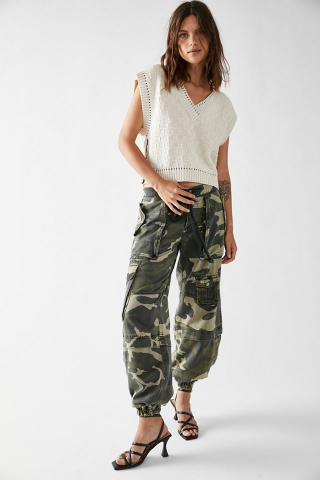 South Bay Printed Utility Cargo Pants