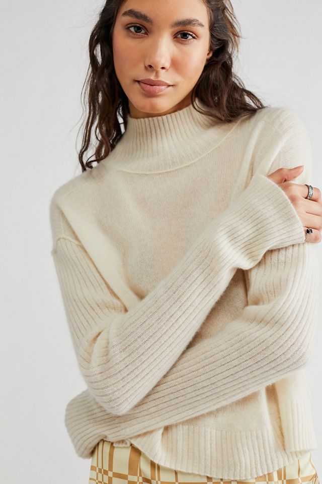 Free people relaxed turtleneck on sale sweater