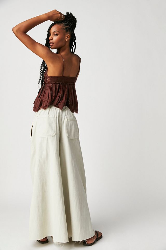 We The Free Clover Wide-Leg Solid Pants