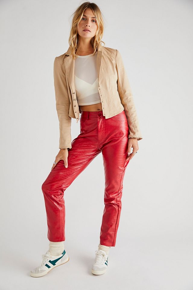 Hosbjerg Haze Croc Pants | Free People