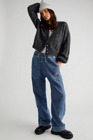 Diesel D-Martians Pull-On Track Jeans | Free People