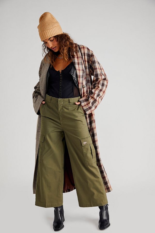Dickies Twill Crop Cargo Pants Free People