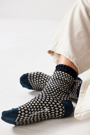 Smartwool Popcorn Polka Dot Socks At Free People In Black, Size: Large